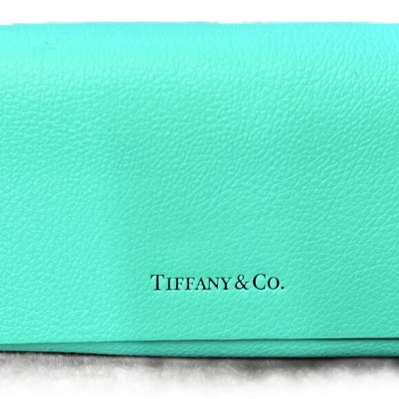 🛑TIFFANY & CO. Designer ➕🆒 SUNGLASSES CASE Leather EYEGLASSES BOX 💸BUY NOW‼️ - Picture 5 of 12
